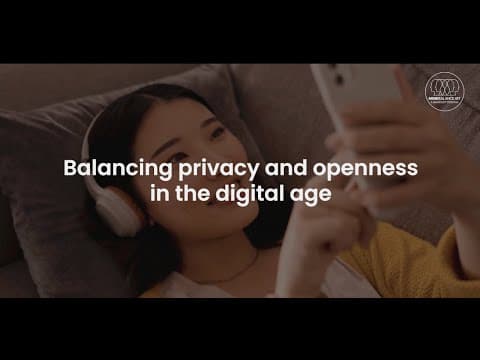 Balancing privacy and openness in the digital age.