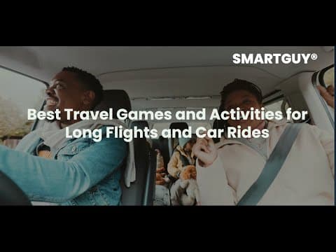 Best Travel Games and Activities for Long Flights and Car Rides
