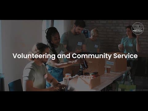 Volunteering and Community Service
