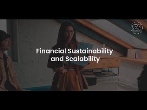 Financial Sustainability and Scalability