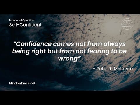 Self-confident