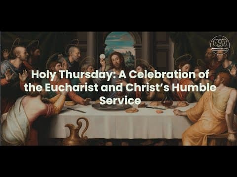 Holy Thursday