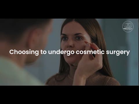 Choosing to undergo cosmetic surgery.