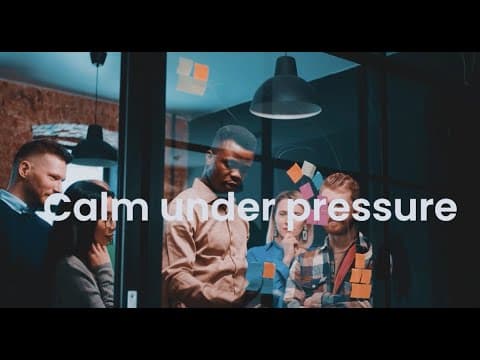 Calm under pressure