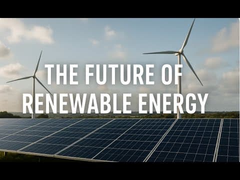 The Future of Renewable Energy - Solar, Wind, and Beyond