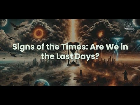 Signs of the Times Are We in the Last