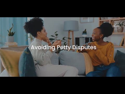 Avoiding Petty Disputes