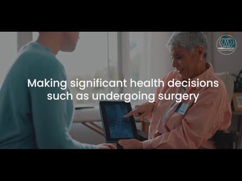 Making significant health decisions, such as undergoing surgery