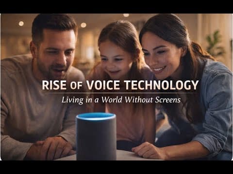Rise of Voice Technology - Living in a World Without Screens