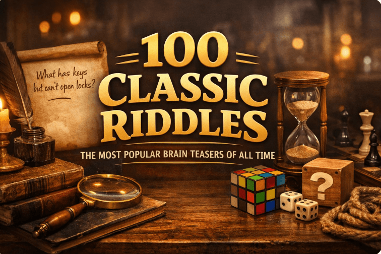 100 Classic & Most Popular Riddles Ever