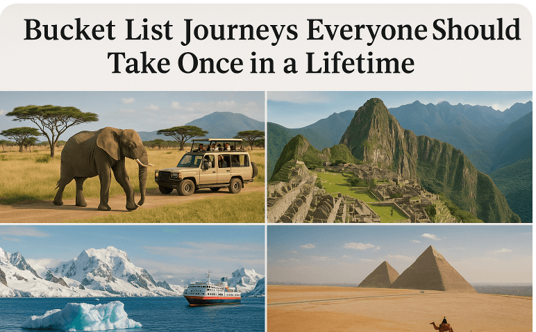 Bucket List Journeys Everyone Should Take Once in a Lifetime