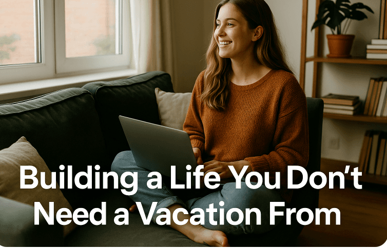 Building a Life You Don’t Need a Vacation From