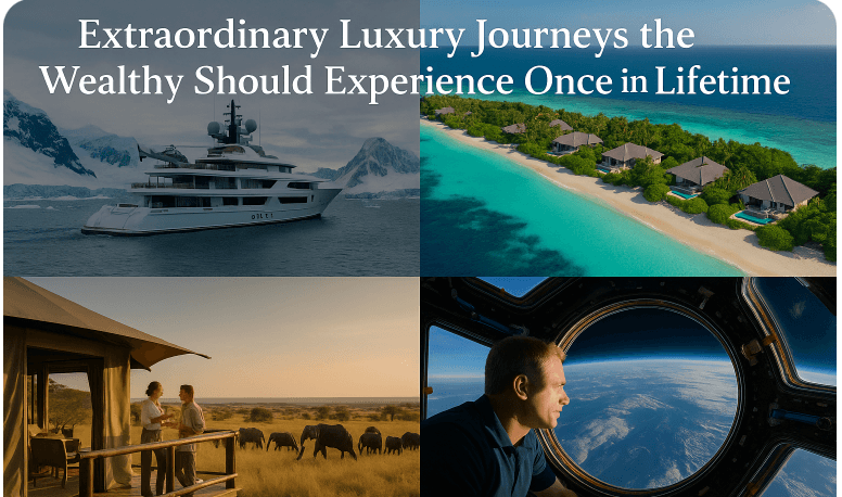 Extraordinary Luxury Journeys the Wealthy Should Experience Once in a Lifetime
