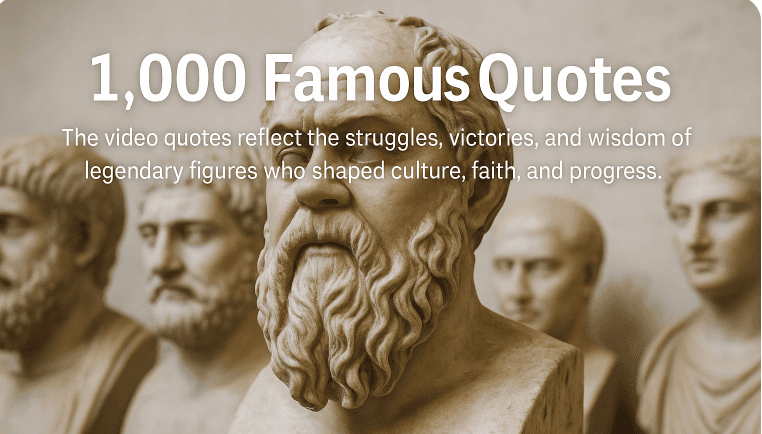Famous Quotes from History
