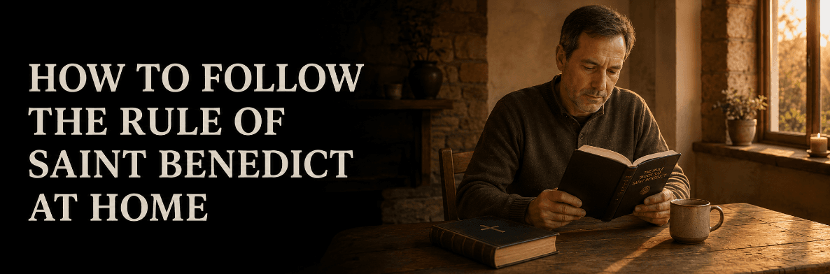 How to Follow the Rule of Saint Benedict at Home