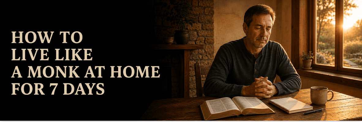 How to Live Like a Monk at Home for 7 Days