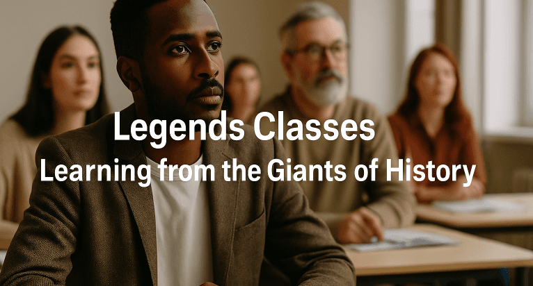 Legends Classes: Learning from the Giants of History