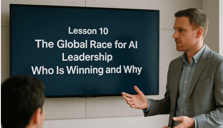 Lesson 10: The Global Race for AI Leadership - Who Is Winning and Why