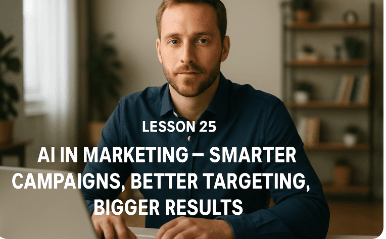 Lesson 25: AI in Marketing - Smarter Campaigns, Better Targeting, Bigger Results