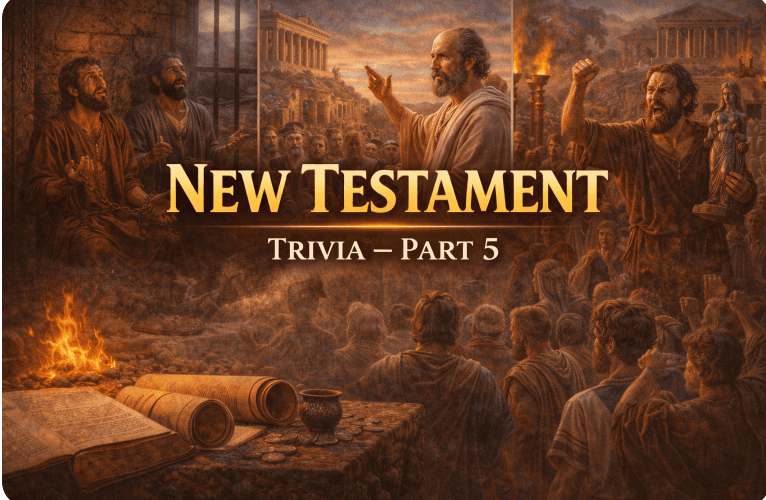 NEW TESTAMENT TRIVIA – PART 5