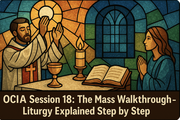 OCIA Session 18: The Mass Walkthrough – Liturgy Explained Step by Step