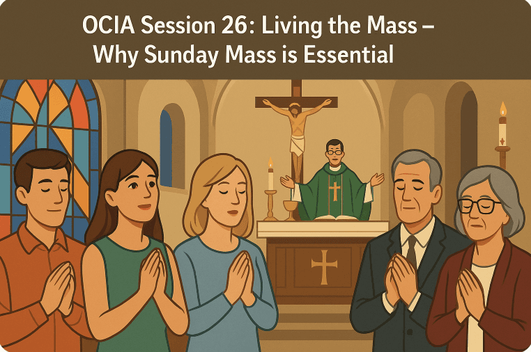 OCIA Session 26: Living the Mass – Why Sunday Mass is Essential