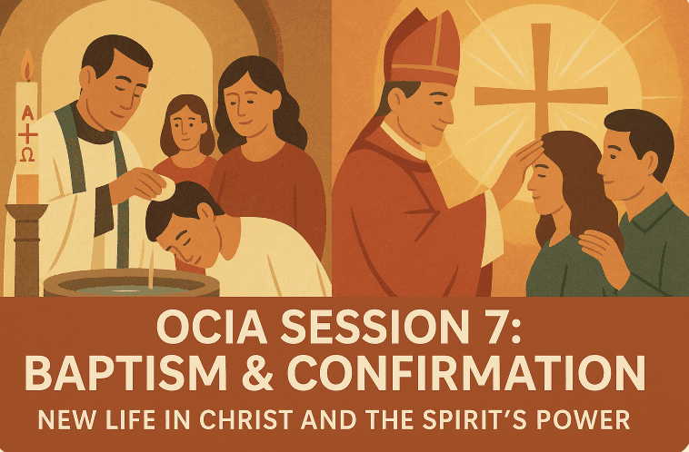 OCIA Session 7: Baptism & Confirmation – New Life in Christ and the Spirit’s Power