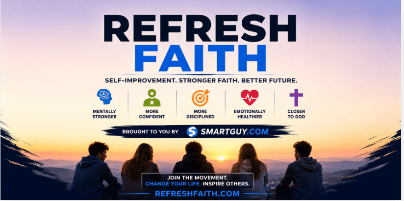 RefreshFaith.com I The Viral Self-Improvement & Faith Movement for Young People