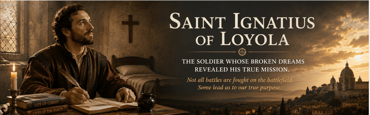 Saint Ignatius of Loyola: The Soldier Whose Broken Dreams Revealed His True Mission