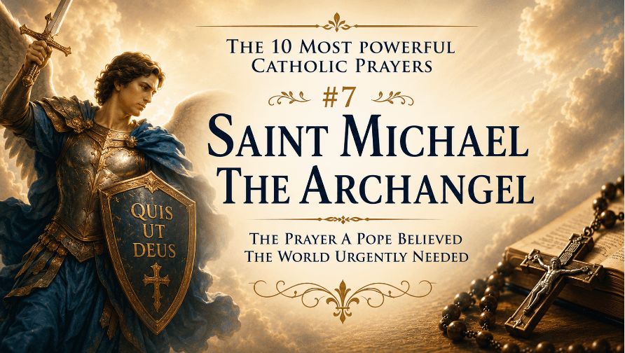 Saint Michael the Archangel: The Prayer a Pope Believed the World Urgently Needed