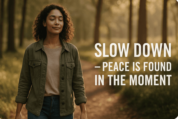Slow Down - Peace Is Found in the Moment