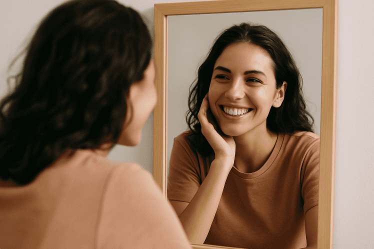 Smile at the Mirror - You’re Worth Loving