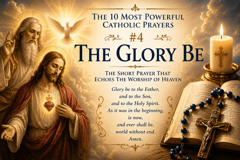 The Glory Be: The Short Prayer That Echoes the Worship of Heaven