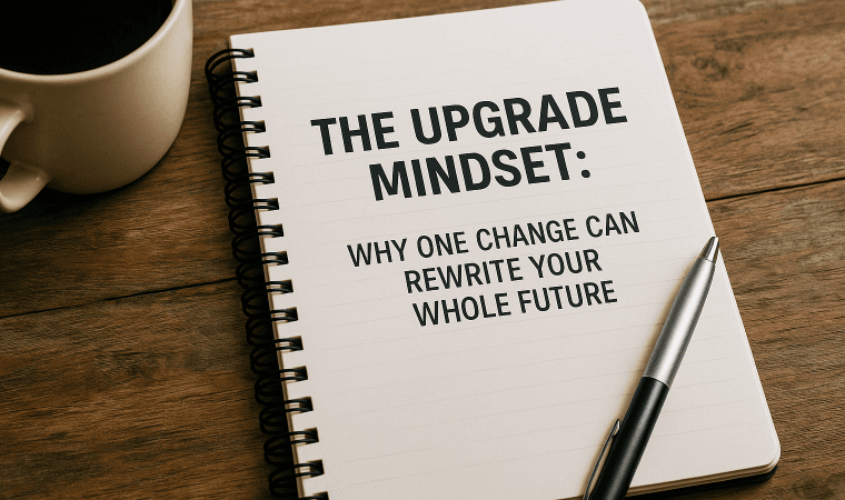 The Upgrade Mindset: Why One Change Can Rewrite Your Whole Future