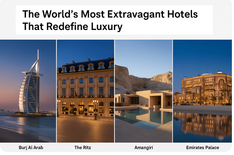 The World’s Most Extravagant Hotels That Redefine Luxury