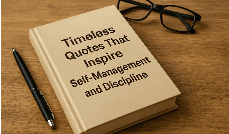 Timeless Quotes That Inspire Self-Management and Discipline