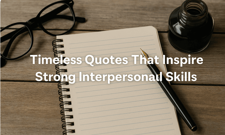 Timeless Quotes That Inspire Strong Interpersonal Skills