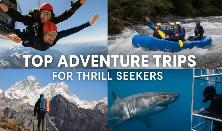 Top Adventure Trips for Thrill Seekers Around the World