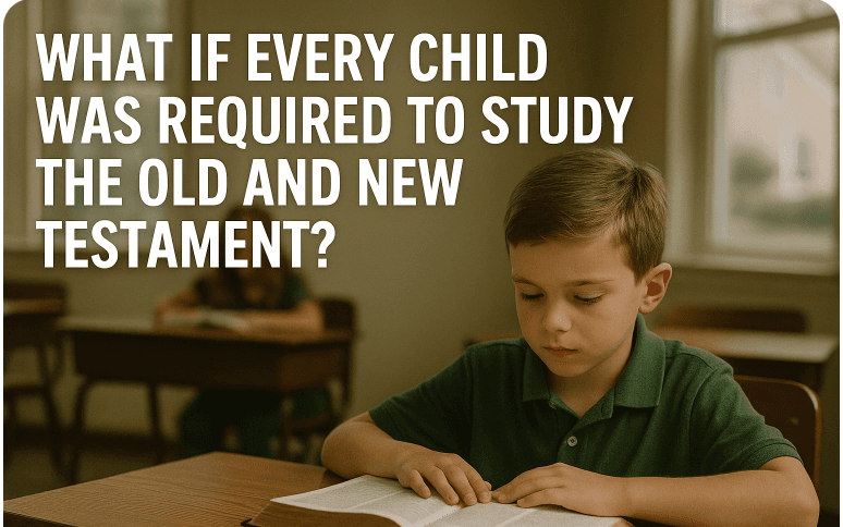 What If Every Child Was Required to Study the Old and New Testament?