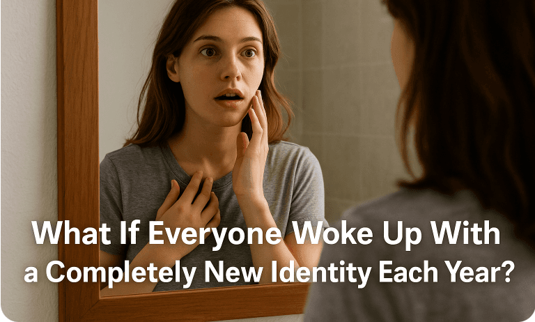 What If Everyone Woke Up With a Completely New Identity Each Year?