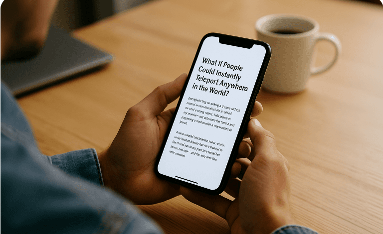 What If People Could Instantly Teleport Anywhere in the World?