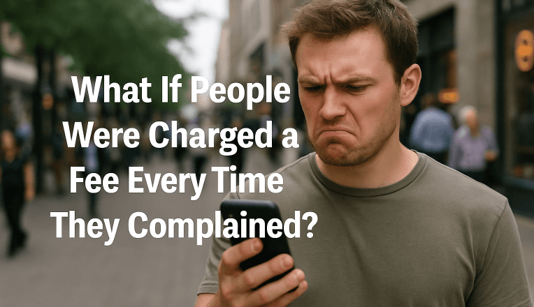 What If People Were Charged a Fee Every Time They Complained?
