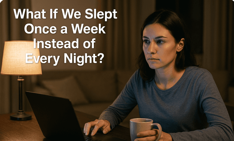 What If We Slept Once a Week Instead of Every Night?