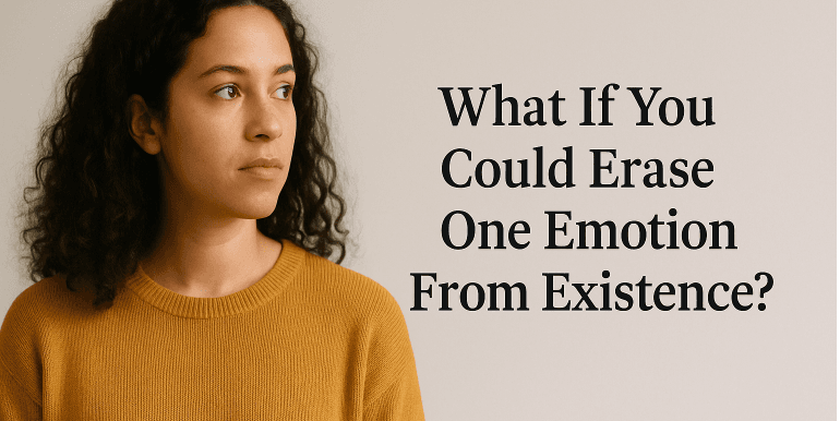 What If You Could Erase One Emotion From Existence?