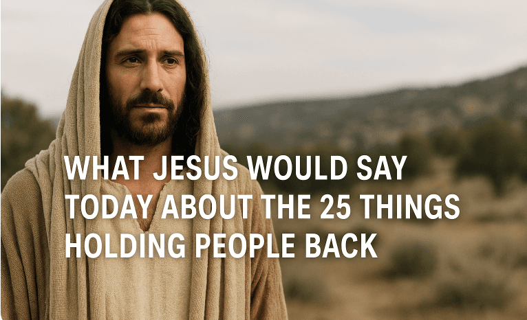 What Jesus Would Say Today About the 25 Things Holding People Back