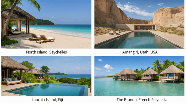 World’s Most Exclusive Resorts for the Ultra-Wealthy