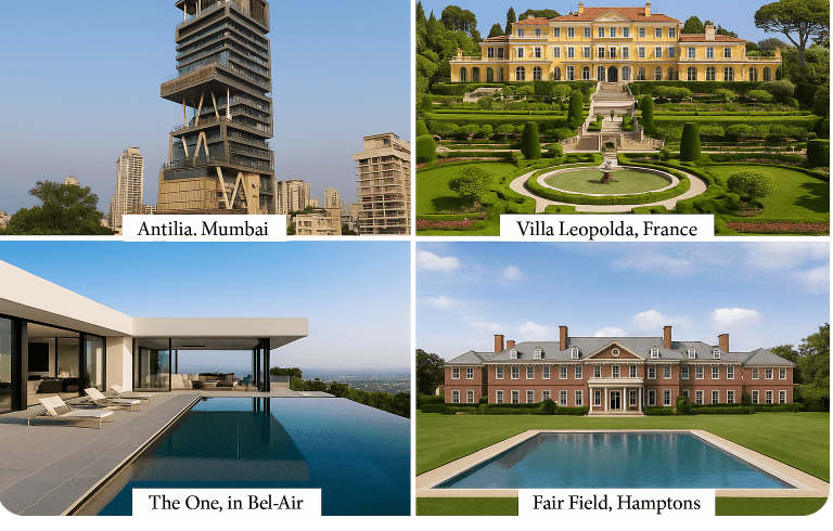 World’s Most Extravagant Private Mansions for the Ultra-Wealthy