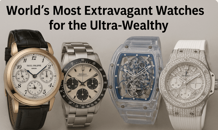 World’s Most Extravagant Watches for the Ultra-Wealthy