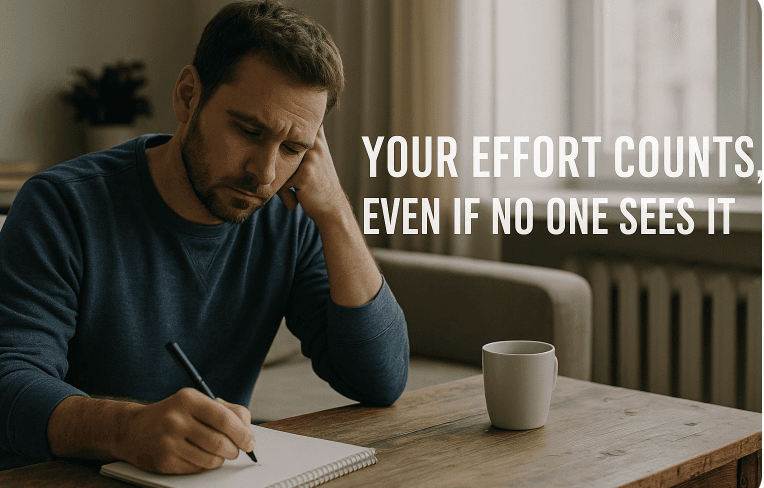 Your Effort Counts, Even If No One Sees It